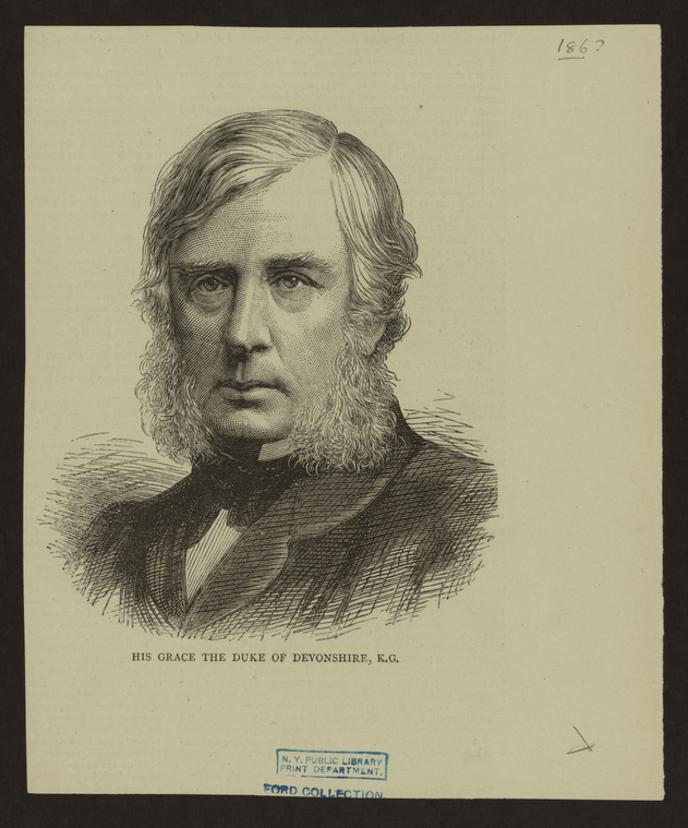 William Cavendish, 7th Duke of Devonshire (1808-1891). - NYPL Digital ...