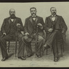 Les généraux Boers a Paris.--Voir l'article page 316[?]. Delarey. Dewett. Botha