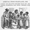 Arrival from Maryland, 1859; Ann Maria Jackson and her seven children.