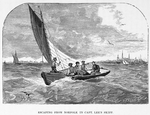 Escaping from Portsmouth, VA.; Escaping from Norfolk in Capt. Lee's skiff.