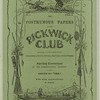 Cover for the posthumous papers of the Pickwick Club.