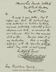 Facsimile letter, Charles Dickens to George Brightwen
