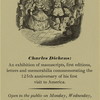 Charles Dickens, an exhibition .... [invitation]