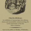 Charles Dickens, an exhibition .... [invitation]