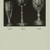 The silver cups presented to Charles Dickens.