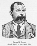 Samuel E. Young; Grand Master of Maryland, 1895.