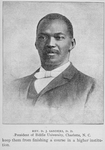 Rev. D. J. Sanders, D. D. President of Biddle University, Charlotte, N. C.