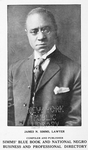 James N. Simms, Lawyer; Compiler and publisher ; Simms' Blue Book and National Negro Business and Professional Directory.