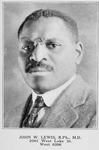 John W. Lewis, R.Ph., M.D.; 2001 West Lake St., West 0396; Res., 2037 Walnut St., West 3257.
