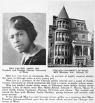 Miss Pauline James Lee; President and founder Chicago University of Music; 3672 Michigan Ave., Chicago, Ill.