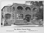 E. H. Mickey; The Mickey Funeral Home; 50 Cannon St., Charleston, S.C., Telephone 3059.