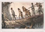 Sauvages civilisés soldats indiens de la province de la Coritiba, ramenant de sauvages prisonniéres.