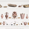 Vases en bois destinés à contenir de l'eau; Vases faits en terre cuite destinés au même usage.