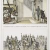 Le dessous de la porte cochère d'un personnage de la cour; Le Bando,(proclamation municipale).