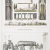 Divers cercueils; Convoi funèbre d'un membre de la confrérie de Notre-Dame de la Concéption.
