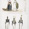 Costume des dames du palais; Costume militaire.