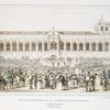Vue de l'extériere de la galerie de l'acclamation du roi D. Jean VI (à Rio de Janeiro).