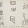 Decorative metalwork balustrades; Decorative metalwork lamppost.