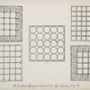 Decorative metalwork grilles.