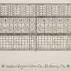 Decorative metalwork fence.