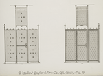 Decorative metalwork doors & doorways with fences.
