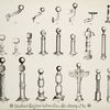 Decorative metalwork pilasters.