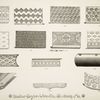 Decorative metalwork moldings.