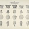 Shades, balls and stalactites, etched and cut.