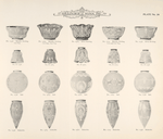 Shades, balls and stalactites, etched and cut.