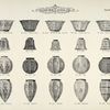 Shades, balls and stalactites, etched and cut.