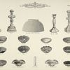 Bobesches, candlesticks and dome.