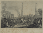 Auf dem Thorven Kaluga in Moskwa, den 19 October 1812