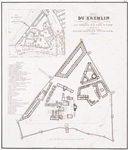 Plan du kremlin, aves l'indication de la marche du cortege