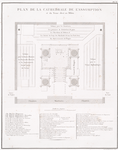 Plan de la cathedrale de l'Assomption, aves la distribution des places respectives