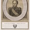 Portret Imperatora Aleksandra I, posviashchennyi Imperatoru Nikolaiu I Liudvigom Buis v 1826 godu