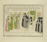 A k velikomu Gosudariu Sviateishemu Patriarkhu Filaretu Nikitichu Moskovskomu i vseia Rossii khodil s ubrustsem, i s shirinkoiu, i perepecheiu, i s syrom Tsaritsyn bol’shoi druzhka boiarin Mikhailo Borisovich Shein.