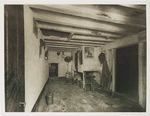 View of Room, underneath the floor of which the first discovery of moulds was made ; the door at the end opens into the room where the third discovery was made.