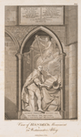 View of Handel's Monumnet in Westminster Abbey