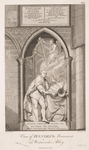 View of Handel's Monument in Westminster Abbey