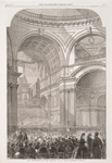 The performance of "The Messiah" in St. Paul's Cathedral