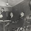 Domingo - Moore Debate: Left to right: W. A. Domingo, J. A. Rogers; Richard B. Moore, and George Weston