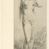 Jeune femme au bain.