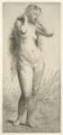 Jeune femme au bain.