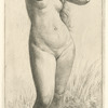 Jeune femme au bain.
