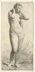 Jeune femme au bain.