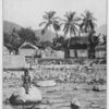The homes of the vast majority of the Haitians are thatched huts with little or no furniture. A corrugated iron roof on a dwelling is looked upon as evidence of the height of affluence.