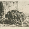 Chevaux de halage.