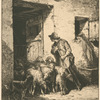 La sortie des moutons.