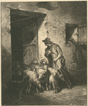 [La sortie des moutons.]