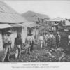Sanitary work in a village : The scene is in the outskirts of Culebra, now a model of cleanliness.